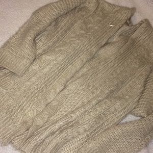 Cozy cable knit cardigan